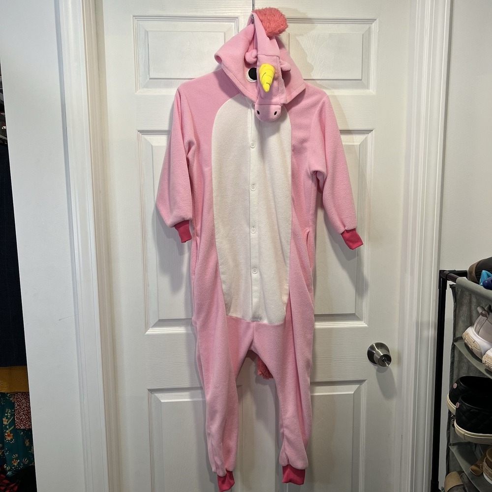 Pink Unicorn Newcosplay 125โ Pajama Costume 4' Length